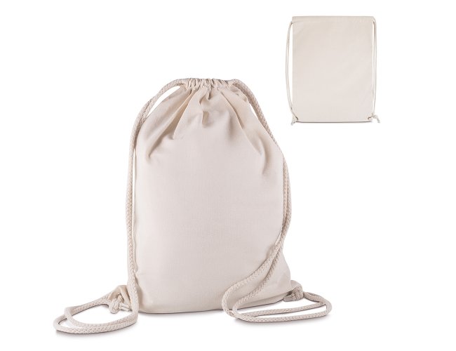 Sacola/Mochila em algodo 145g/m (41x33cm)