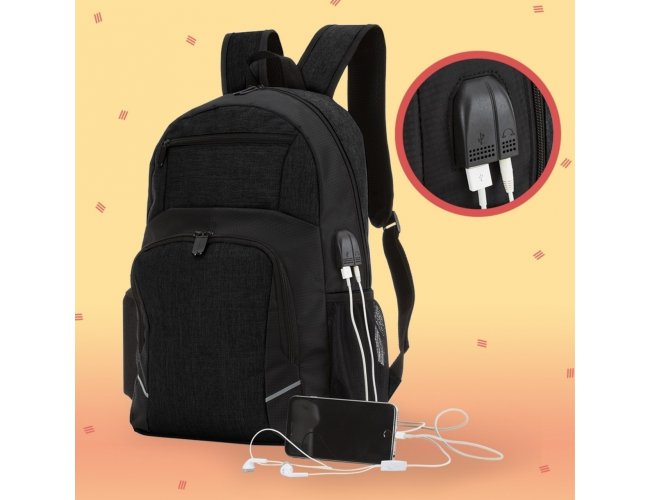 BG080 - Mochila para Notebook com sada USB e udio