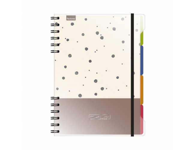 CADERNO MDIO MULTIPAUTAS COM DIVISRIAS (Pacote c/ 4 und)