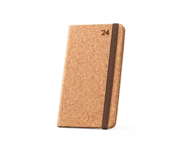 Agenda em Cortica para Brinde Personalizada