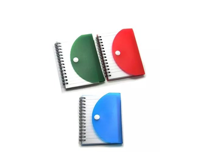 Bloco Promocional com Capa de Plstico