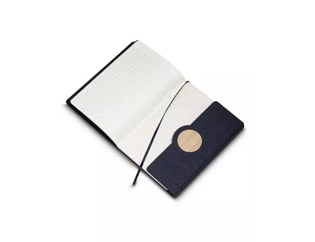 Caderno de Anotacoes em Tecido Personalizado