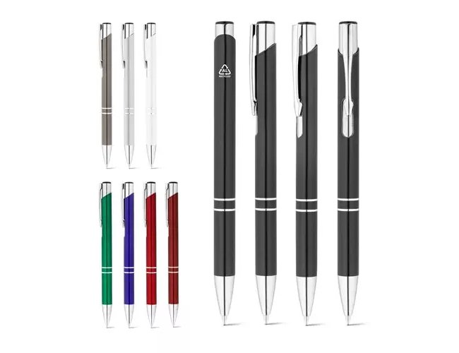 Caneta Esferografica em aluminio Personalizada