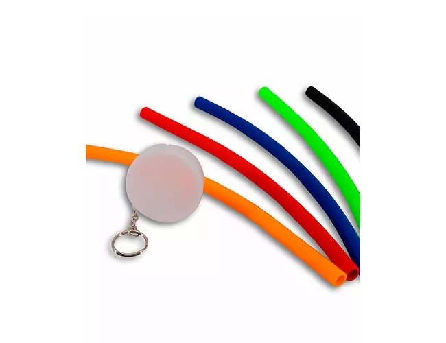 Canudo de Silicone Personalizado para Brindes