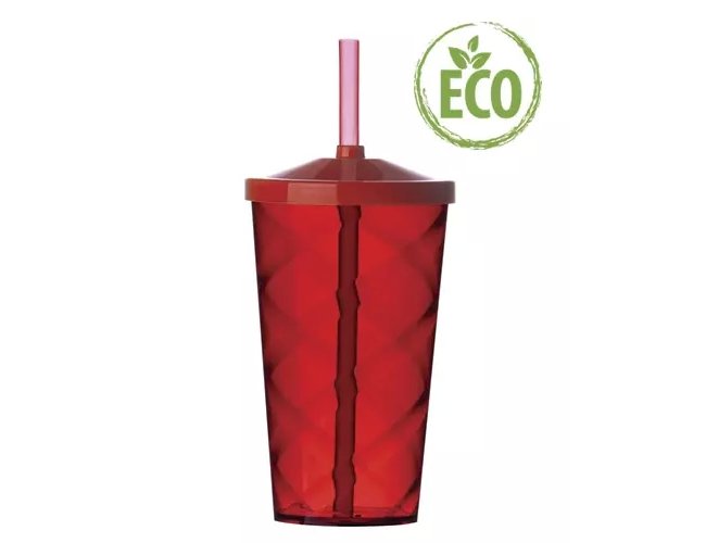 Copo com canudo para Personalizar