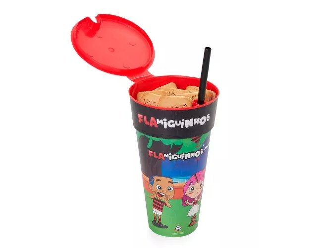 Copo com Porta Snack Personalizado