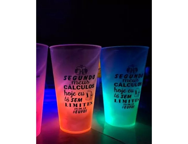 Copo Neon Personalizado