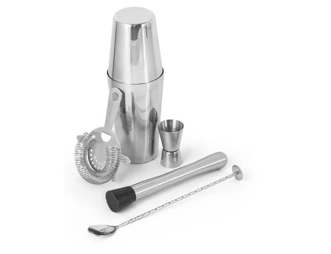 Coqueteleira inox 6 peas Personalizada