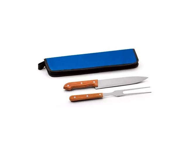Kit Churrasco Azul Personalizado