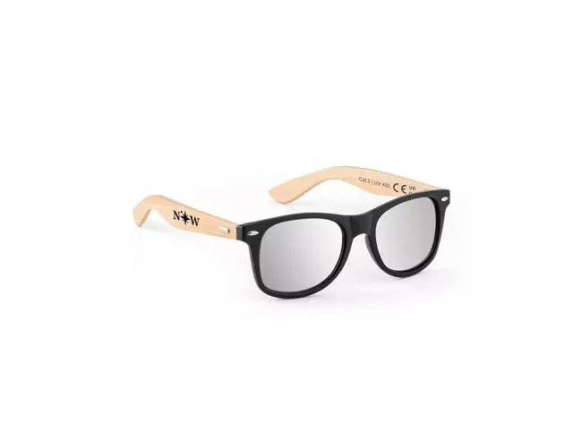 Oculos de Sol com Armacao em Bambu Personalizado