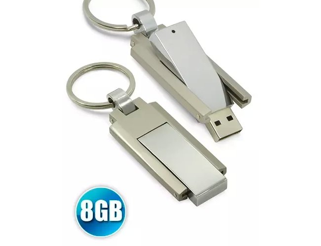 Pen drive 8GB Chaveiro de Metal