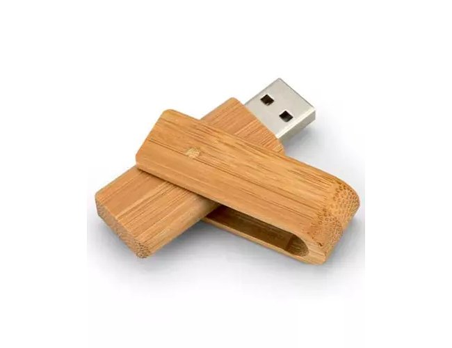 Pen drive Personalizado Giratorio Ecologico