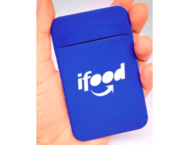 Porta Carto Azul Personalizado