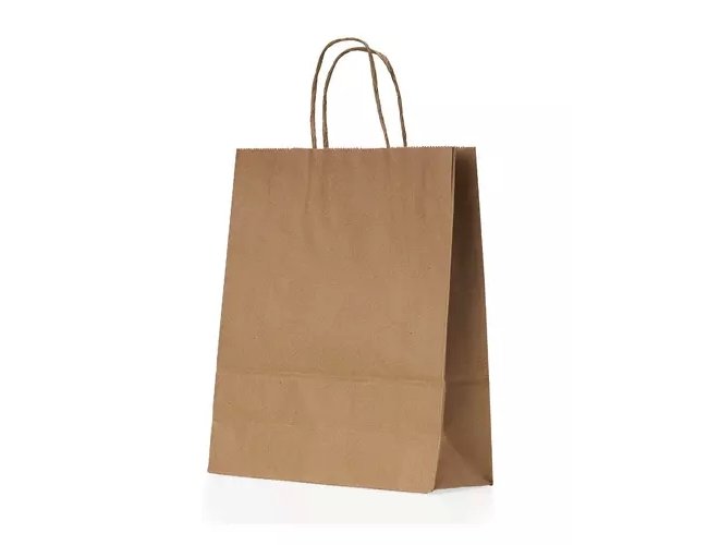 Sacola Kraft Media Personalizada para Brindes