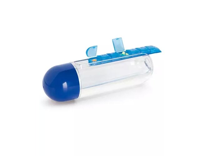 Squeeze com Porta Comprimidos Personalizado