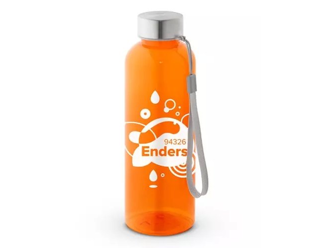 Squeeze em Pet com Tampa em Aco Inox Personalizado