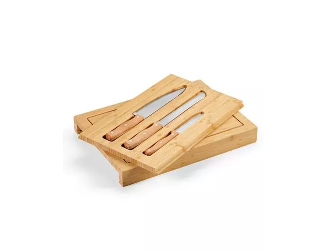 Conjunto de Tabuas em Bambu Personalizado