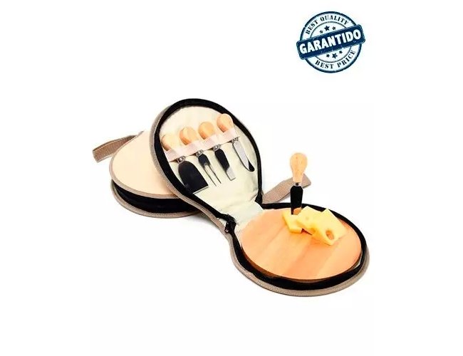 Conjunto para Queijo Personalizado 5 PEAS
