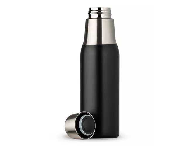 Garrafa Térmica Personalizada Preto Fosco