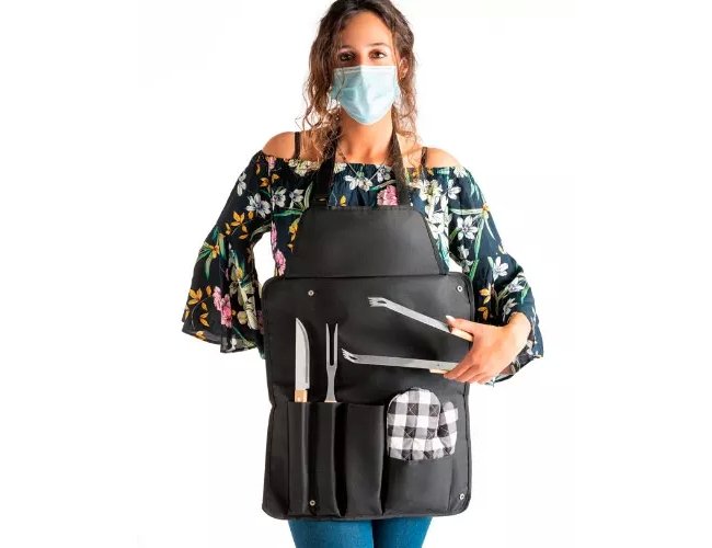 Kit Churrasco com Avental Personalizado