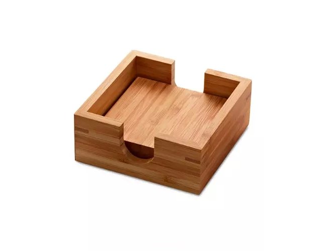 Porta Copos de Bambu Personalizados