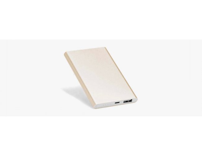 Carregador Porttil Usb Para Celular 4.400 Mah - Champagne