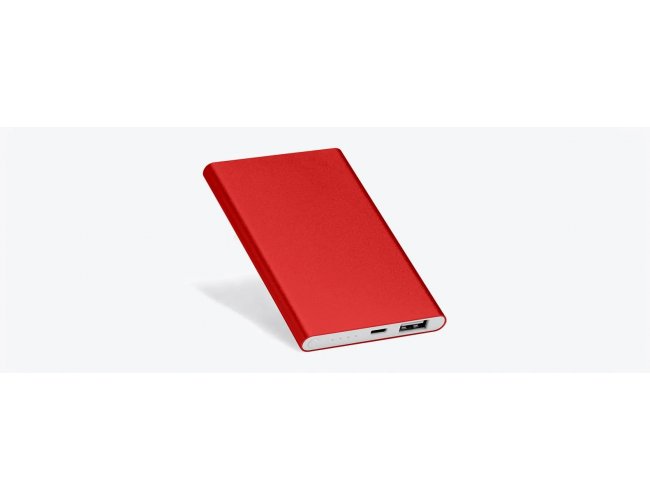 Carregador Porttil Usb Para Celular 4.400 Mah - Vermelho