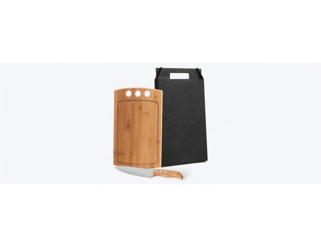 Conj. Para Churrasco Em Bambu / Inox California - 2 Ps
