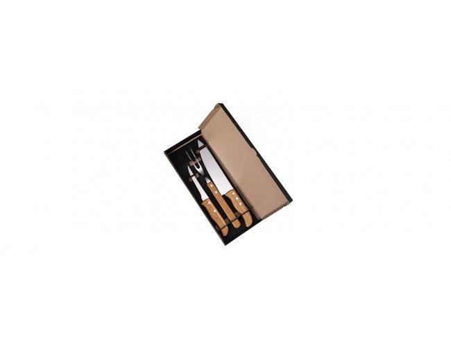 KIT DE FACAS COM TAMANHO 8, 5 E GARFO - 3 PS