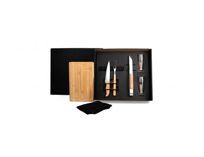 Kit Para Churrasco / Cerveja Com Pegador - 7 Ps