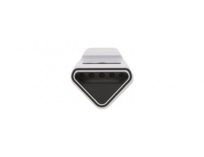 Suporte De Mesa Para Celular Em Abs/Tpr - Branco/Preto