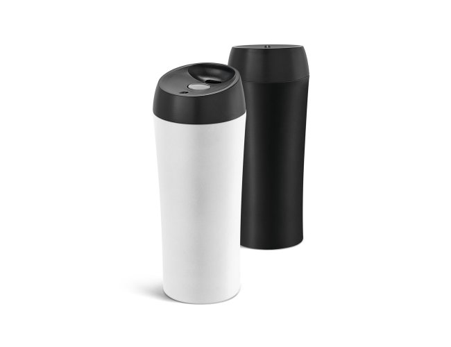 MONARDA. Copo trmico para viagem em ao inox e PP 470 mL Personalizada