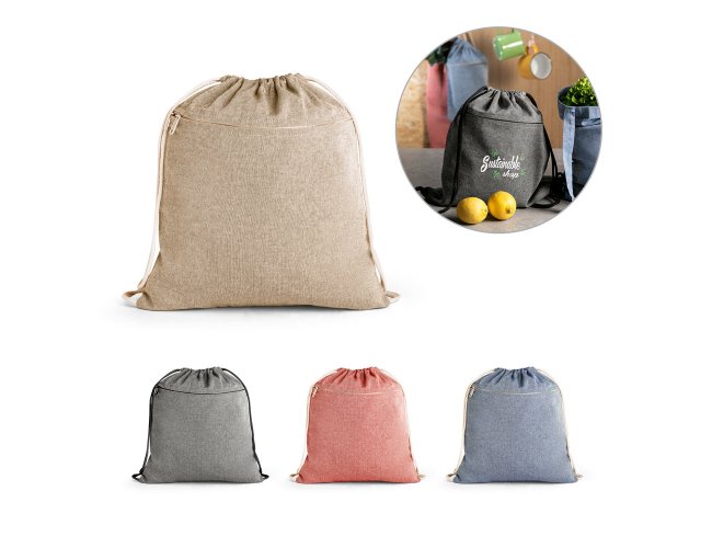 CHANCERY. Sacola tipo mochila (140 g/m)