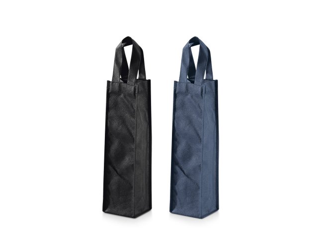 BAIRD. Sacola para 1 garrafa em non-woven (80 g/m²)