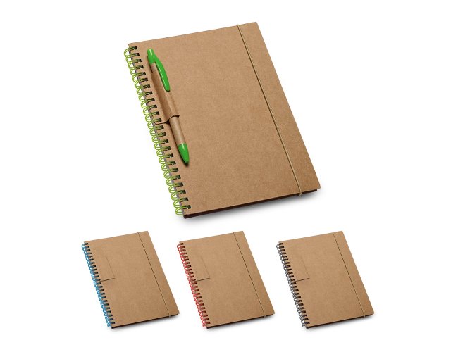 GARDEN. Caderno B6 com pginas pautadas reciclado