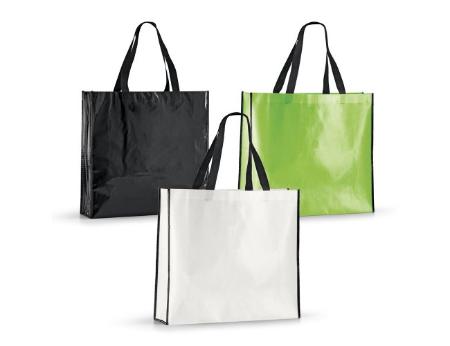 MEMPHIS. Sacola em non-woven laminado (120 g/m)