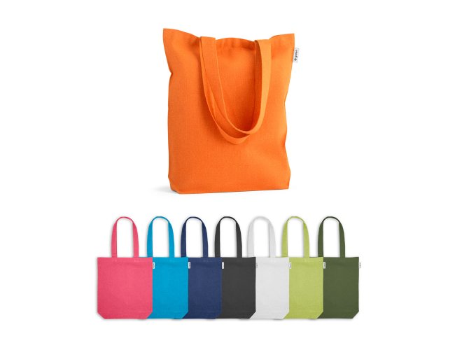 MERIDA. Sacola em 50% algodo, 30% algodo reciclado e 20% polister reciclado (220 g/m)