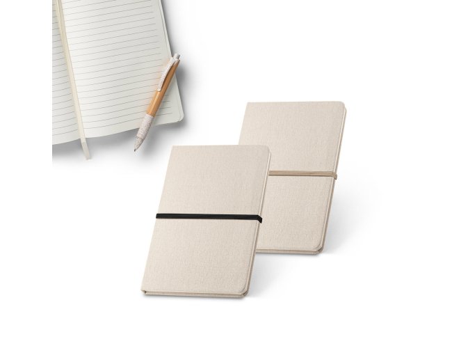 NERVAL. Caderno A5 em linho (230 g/m) com pginas pautadas