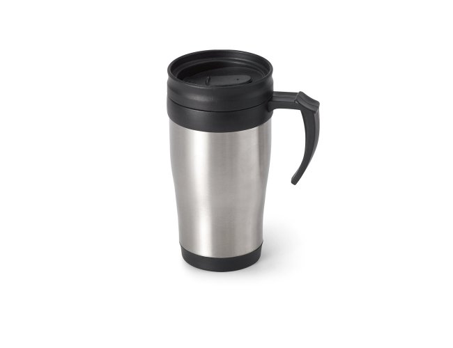 NOAH. Caneca para viagem  em ao inox e PP 420 mL