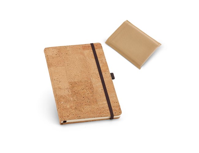 PORTEL A5. Caderno A5 em cortia com pginas lisas