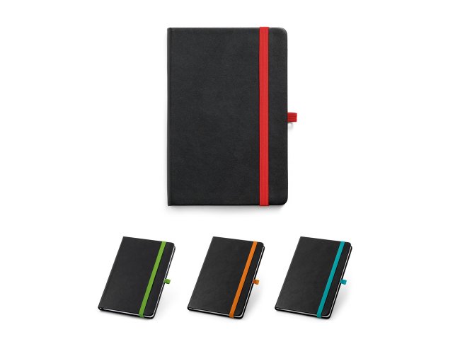 ROTH. Caderno A5 em PU com pginas pautadas