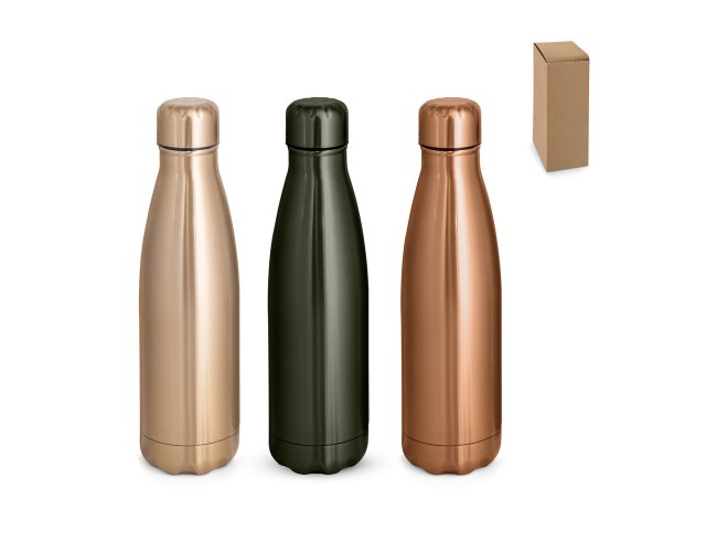 SHOW METALLIC. Garrafa em ao inox com acabamento mate metlico 510 mL