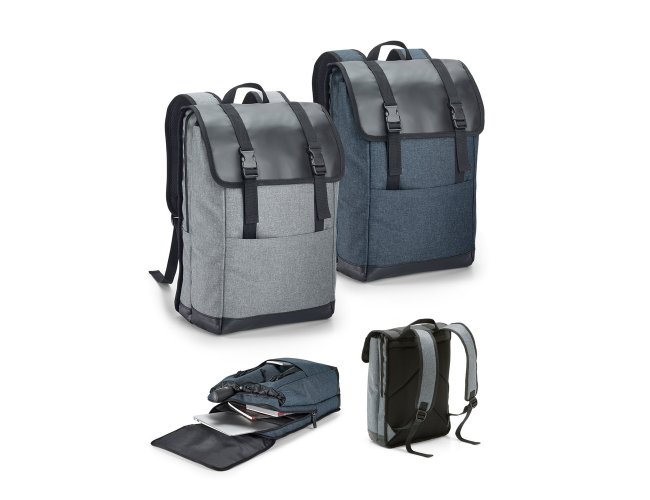 TRAVELLER. Mochila para notebook 17 m 600D de alta densidade e tarpaulin