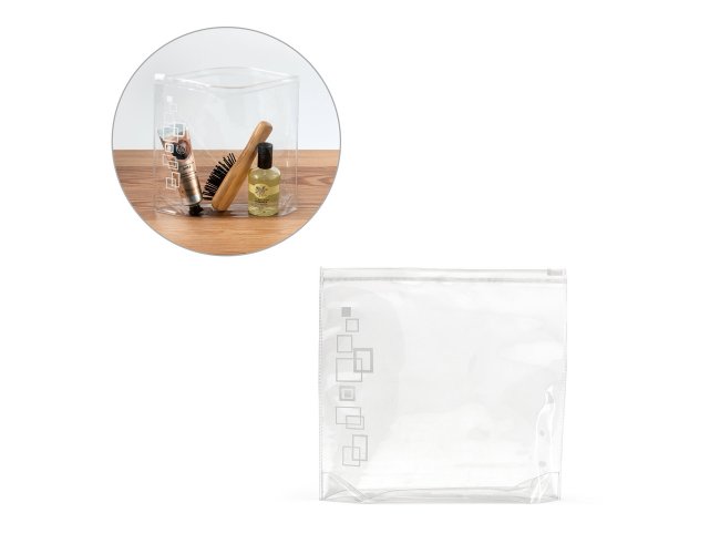 VALENTINA. Bolsa de cosméticos hermética em PVC