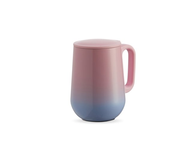 Caneca Bicolor Parede Dupla 250ml