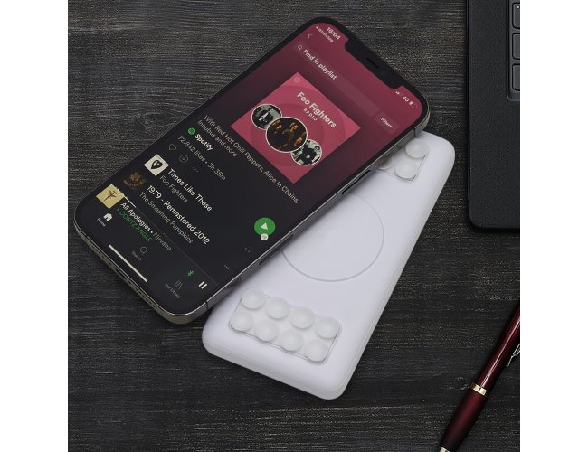 Power Bank 10.000mAh com Carregamento via Indu��o ou via Cabo