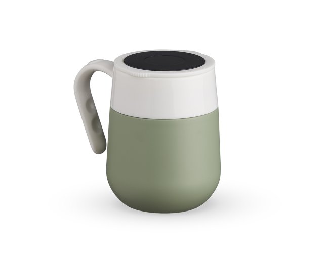 Caneca Trmica Inox 500ml com Display LED