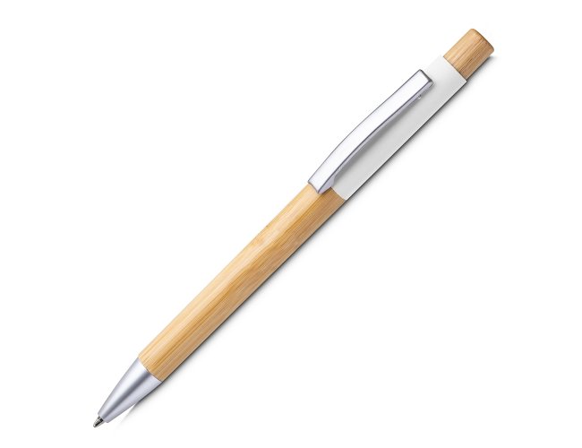 Caneta Alumnio e Bambu