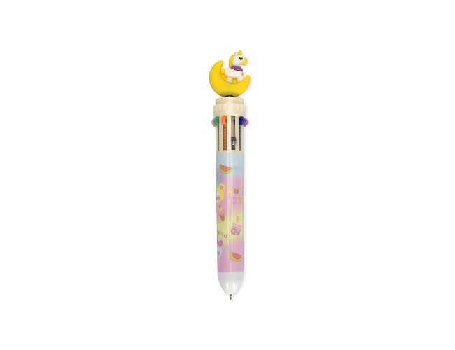 Caneta Plstica Unicrnio Multicolor