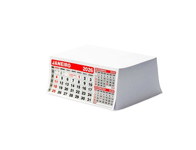 Folhinha Calendrio 2026